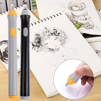 

Electri Rubber Eraser Sketch Drawing Erasing Battery School Stationery Supplies QX2B