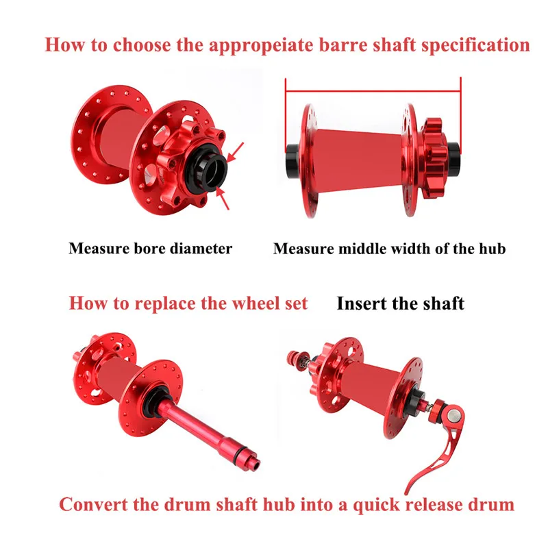 1 шт. велосипед MTB трубчатый вал Диаметр преобразования передние ступицы трубчатый вал 12 мм до 9 мм место для преобразования комплект с 2 фартуком