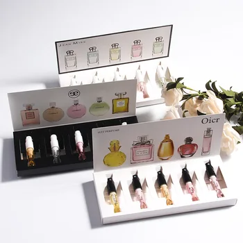 

1Set 5Pcs Perfume For Women Atomizer Water Essential Oil Beautiful Package Women Perfume Flower Fruit With Box