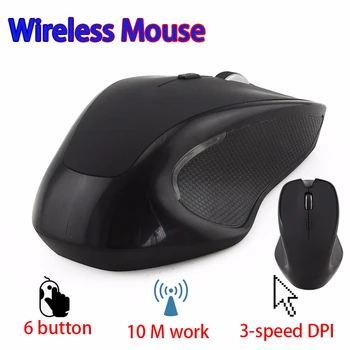 

Gaming Wireless Mouse Gamer 6 Keys Professional Computer Mouse Gamer 2.4GHz and Bluetooth Optional Mice For Computer PC Laptop