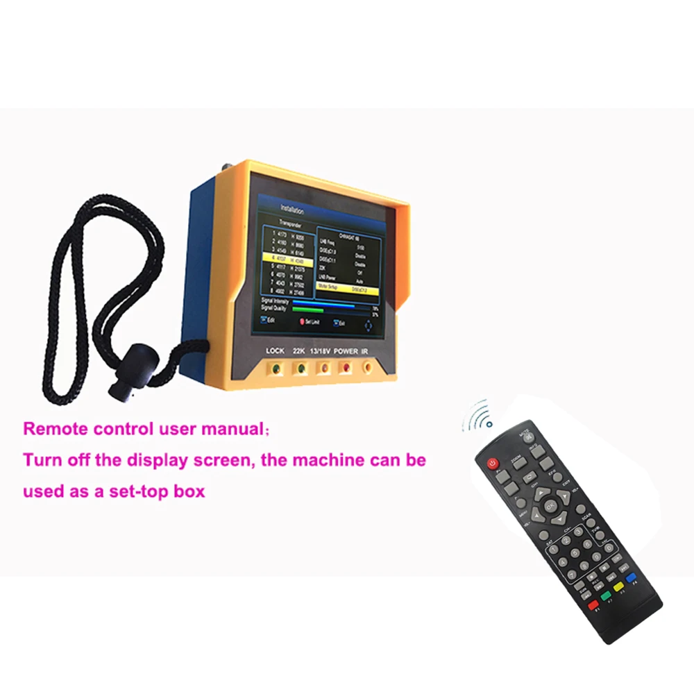 3,5 дюймов DVB S2 Satfinder KPT 356H быстрое отслеживание Full HD цифровой спутниковый искатель метр MPEG-4 модулятор DVB-S2 DVB-S спутниковый искатель