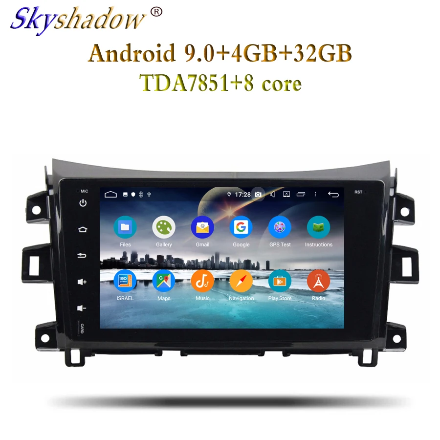 Flash Deal 2DIN DSP IPS Android 9.0 8 Core 4GB RAM 32G ROM For Nissan NAVARA 2016 Left Car DVD Player GPS Glonass Map Radio wifi Bluetooth 0