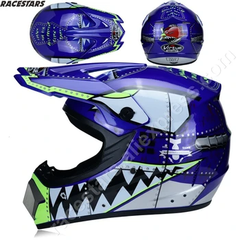 

Riding Bicycle Motorcycle Helmet MTB MX ATV Motocross Bike Helmet Full Face Helmet Racing Helmet Running Helmet Unisex Dual-Use