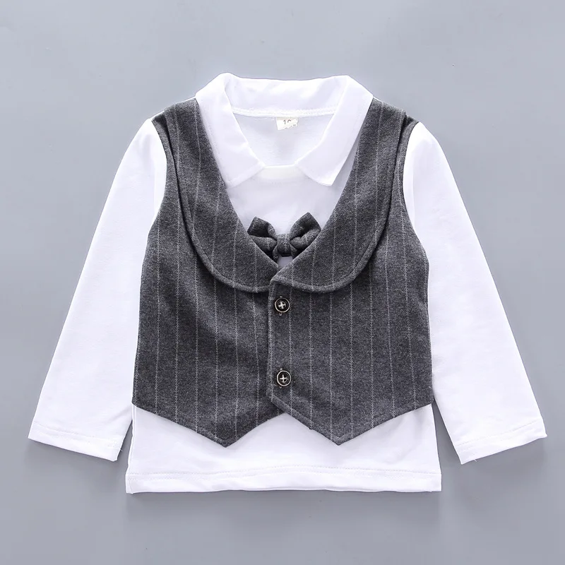 

2019 New Style Childrenswear BOY'S Korean-style Autumn Long Sleeve Trousers Two-Piece Set 1-3 Years Old-Style Boys Autumn Clothi