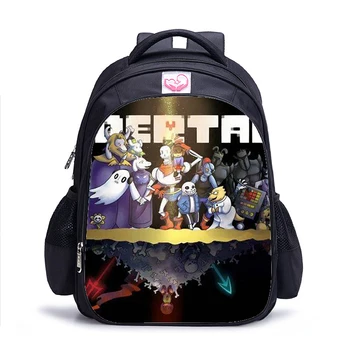 

16 Inch Undertale Backpack Boys Girls School Bags Daily Backpack Children Bookbag Shoulder Backpacks Gift Bag