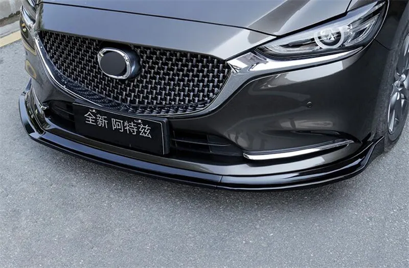 Для новых Mazda 6 красочные переднего бампера с украшением в виде губ вокруг гриль сепаратор карбоновый спойлер ремонт специальные аксессуары мм 19 мм 20 мм
