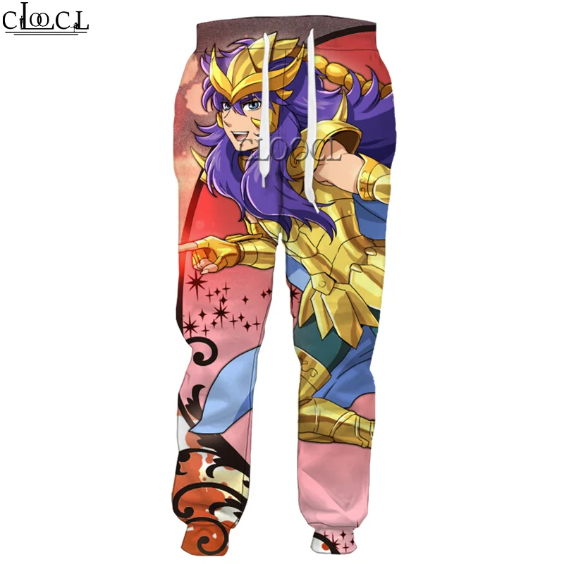 

HX Newest Anime The Knights of The Zodiac Saint Seiya Hip Hop Trousers Men Women 3D Print Fashion Harajuku Wild Trend Sweatpants