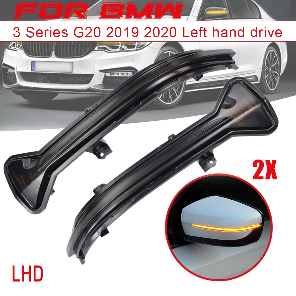 

Superb LED Dynamic Turn Signal Light Side Rear-View Mirror Light For BMW 5 6 7 8 3 Series G38 G30 G31 G11 G12 G14 G15 G20 M5