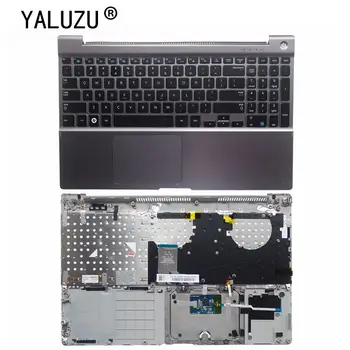 

New palmrest for SAMSUNG NP 700Z5 NP700Z5A NP700Z5B NP700Z5C Upper Case US Keyboard with Housing Laptop Touchpad Silver