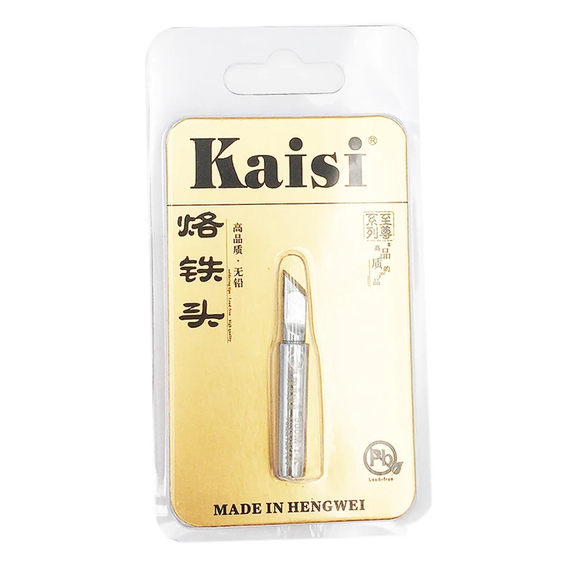 HLZS-Kaisi 1 шт. бессвинцовый паяльник паяльная станция Hakko паяльный железный наконечник 900M-T-K паяльный наконечник для паяльной ремонтной станции