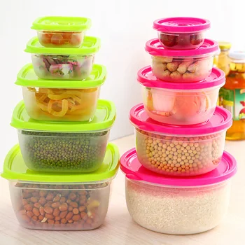 

5pcs Kitchen Organizer Kitchen Accessories cocina Storage Dish Rack Sink Rack Refrigerator fresh box Kitchen food lunch box