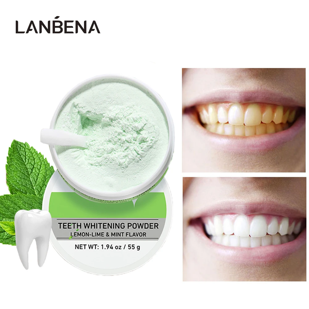 LANBENA Whitening Clean Stains Teeth Powder Pearl Essence Oral Care