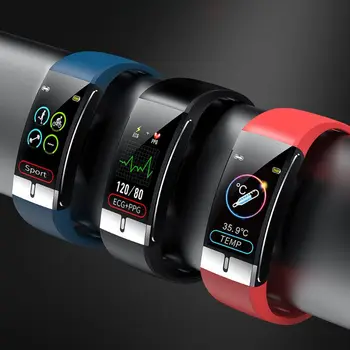 

Universal Waterproof Bluetooth Fitness Tracker Bracelet Body Temperature Monitoring Smart Band Heart Rate Monitor Smart Watch