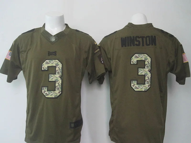 Stitiched, Tampa Bay,#3 Jameis Winston,#13 Mike Evans,#22 Doug Martin, Vernon Hargreaves, Warren Sapp Jersey - Цвет: Белый