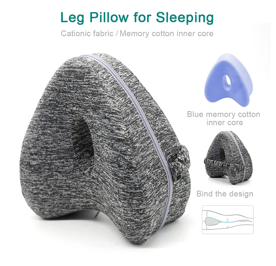 Ортопедическая подушка для сна с эффектом памяти, подушка для позиционера ног, подушка для поддержки колена между ногами для боли в бедрах