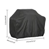 BBQ Cover Outdoor Dust Waterproof Weber Heavy Duty Grill Cover Rain Protection Outdoor Barbecue Cover Round Bbq Grill Black 5