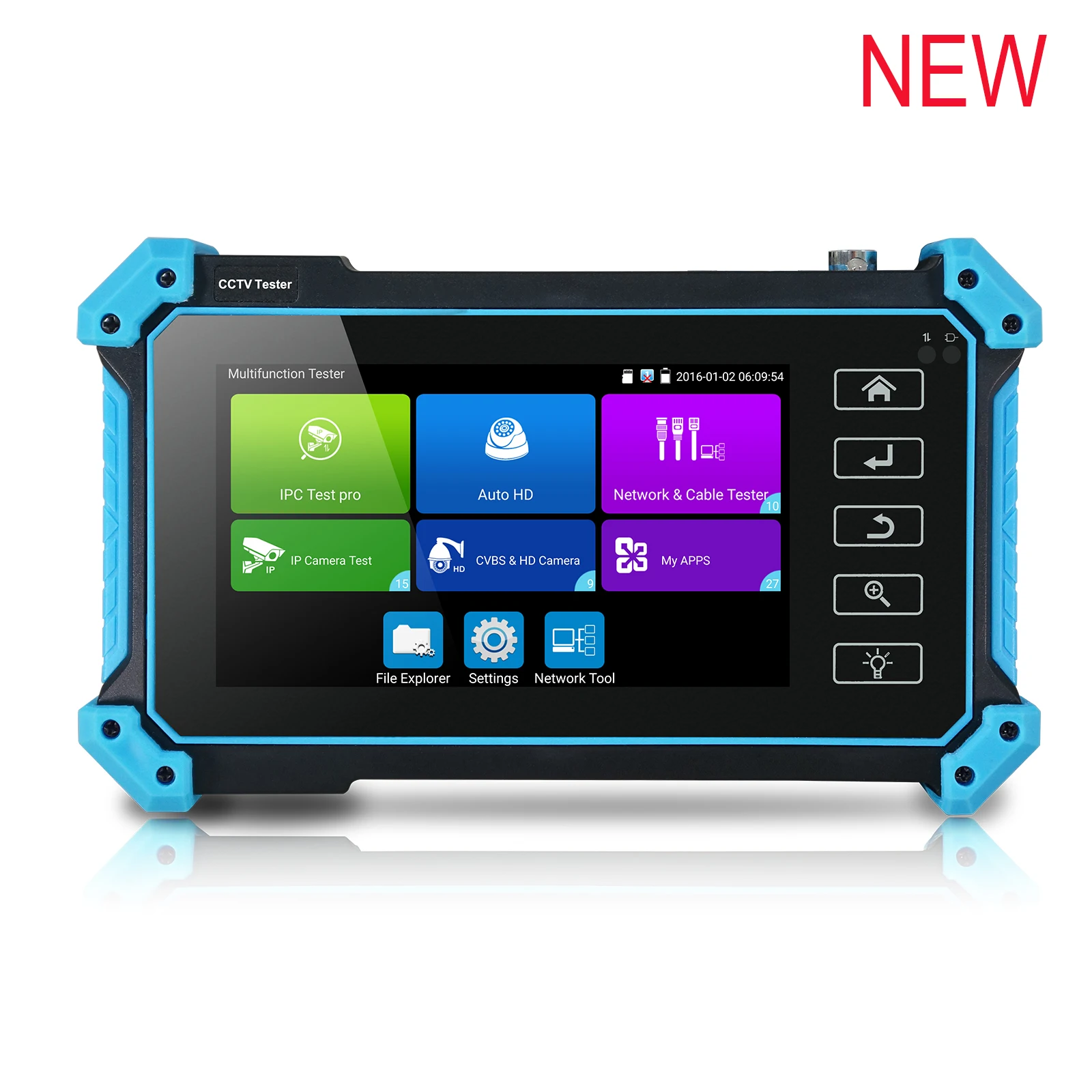 

5inch touch CCTV Tester Monitor IP Camera 8MP AHD TVI CVI CVBS SDI HDMI-in CCTV Tester Monitor PoE power output New arrived