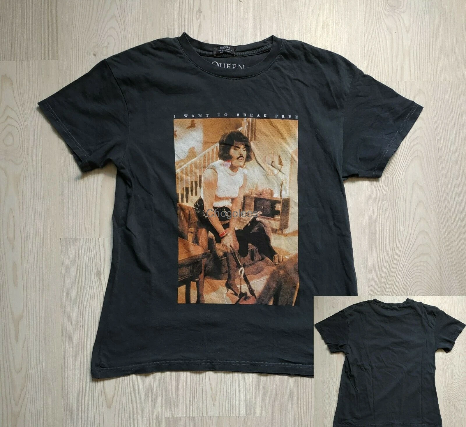 Camiseta oficial QUEEN (Bershka) I Want To Break Free 2018 (SM)| Camisetas| - AliExpress