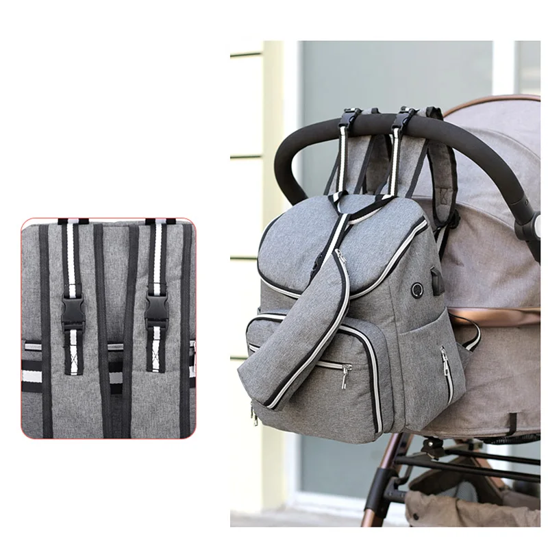 Детская сумка для подгузников модная детская сумка для мамы для коляски водонепроницаемое хранение одежды рюкзак для подгузников дизайнерская сумка для коляски