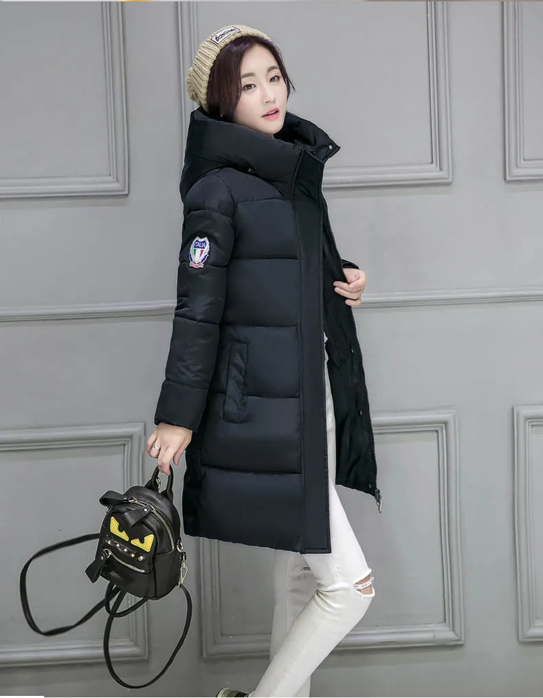 Зимняя женская Куртка парка 2020 Новый модный пуховик средней длины зимняя куртка