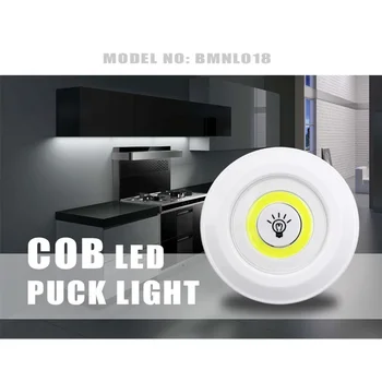 

Wireless Remote Control Lamp Pat Lamp Led Can Paste Bedroom Cabinet Lamp Infant Feeding Lamp Bedside Night Lamp