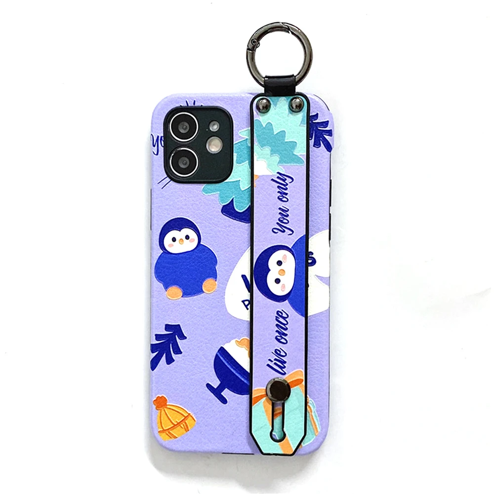 

Wristband shell color love for 12Pro Max X XS XR mobile phone case iPhone12 silicone mini