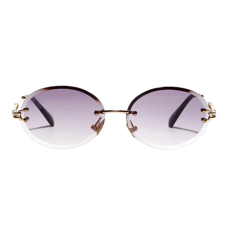Очки, винтажные, прозрачные, прогрессивные, Lunette De Soleil, линзы, Ac, без полей, красочные, Кристальные, овальная оправа, металлические солнцезащитные очки