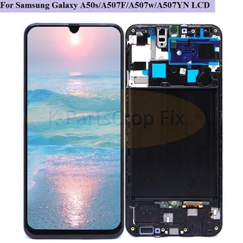 

Amoled For Samsung Galaxy A507 lcd A507F/DS A507FN/DS A507W lcd Display Touch Screen Digitizer Assembly For A50s lcd with frame