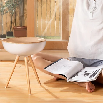 

1L Air Humidifier Ultrasonic Essential Oil Diffuser Aromatherapy Fogger Large Capacity Wood Aroma Diffuser for Home EU Plug