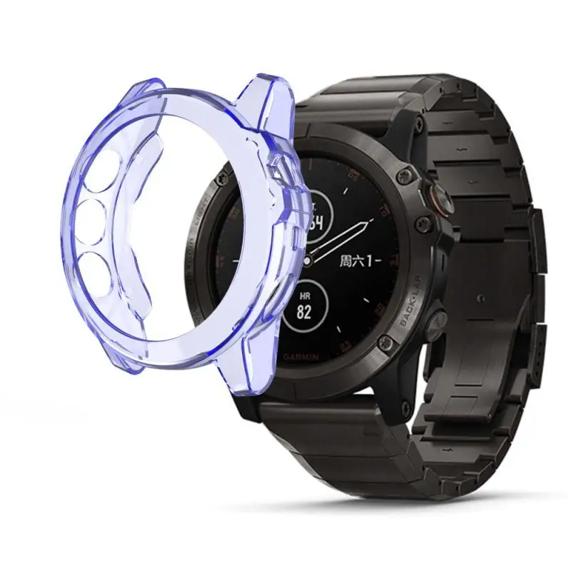 Чехол для часов Garmin Fenix 5x Plus, чехол для часов, ТПУ, защитный чехол, ударопрочный корпус, страховой Чехол, аксессуары