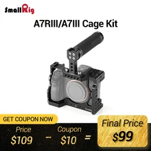 SmallRig A7M3 камера клетка комплект для sony A7RIII/A7III с ручкой камеры для ручной видеосъемки