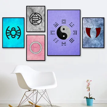 

Naruto Inuzuka Clan Minimalist style Canvas Print Home Decor No Frame