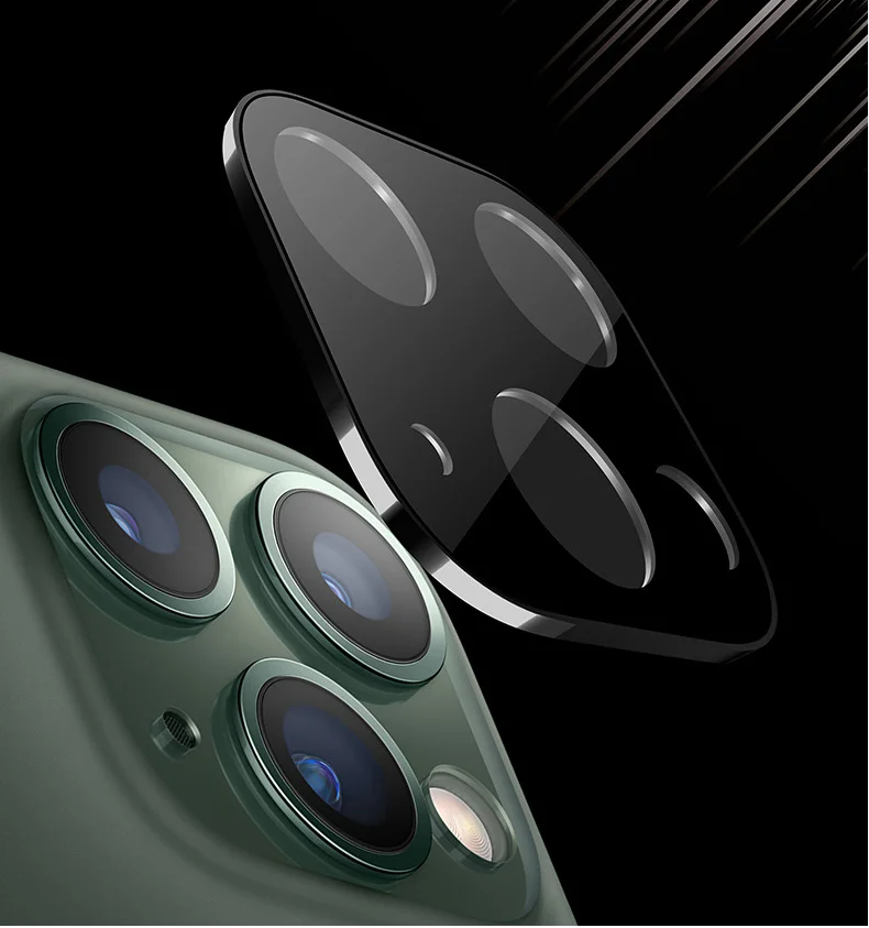 Защитная пленка для объектива задней камеры для iPhone 11 Pro Max, защитная пленка для камеры из закаленного стекла, защитная пленка для объектива