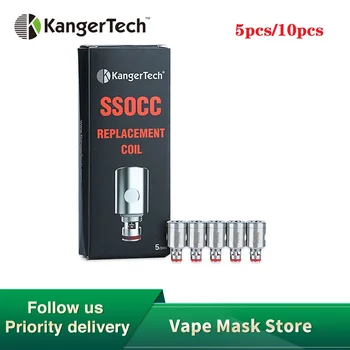 

5pcs E-Cig Kanger SSOCC Coil for Kanger Subox Mini-C Kit & Subtank/TopTank/Nebox/ SUBVOD Tank 0.15ohm/0.5ohm/0.2ohm/SS 0.5ohm