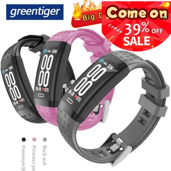 

Greentiger X5 Smart Sport Bracelet Waterproof Fitness Tracker Heart Rate Blood Pressure Monitor Smart Wristband Android IOS