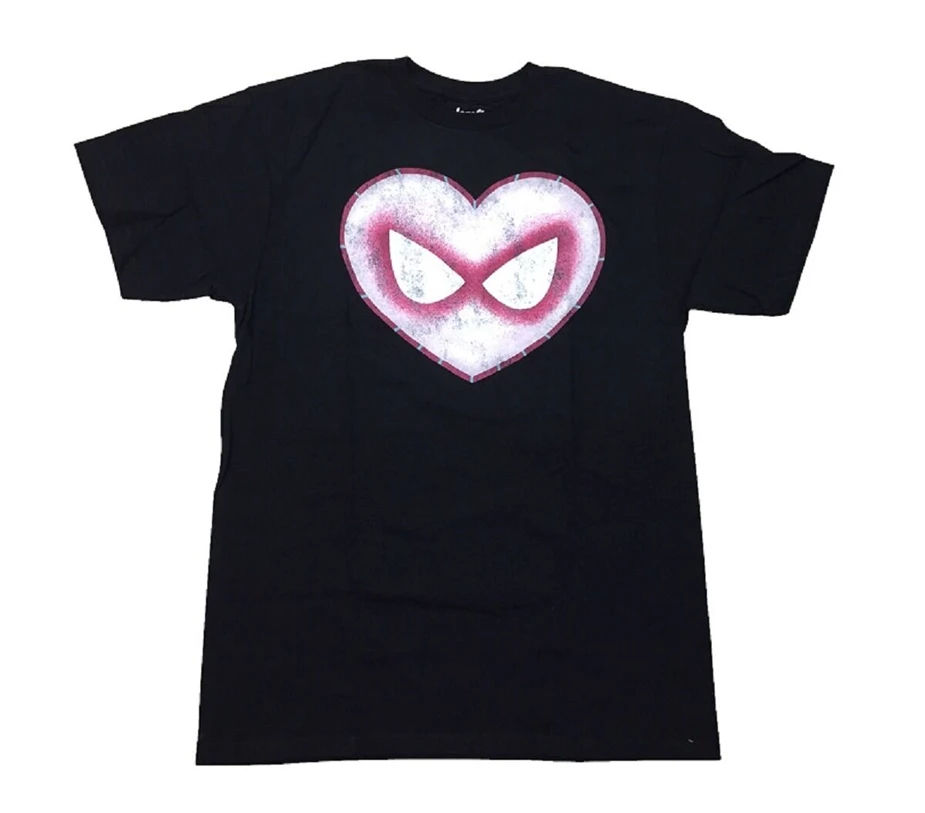 Spider Gwen I Heart паук Гвен Человек Marvel Comics лицензионный для взрослых Футболка унисекс