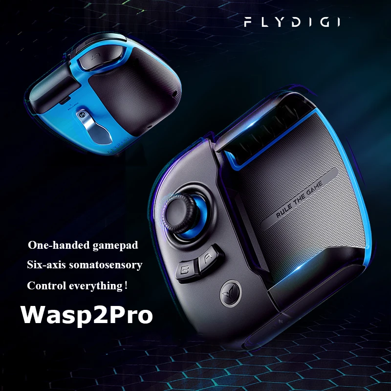US $64.79 Flydigi Wasp 2 Pro OneHanded Gamepad Pubg Cod Artifact Peripheral Auxiliary Automatically Grabs A OneClick Dress Up With Dots