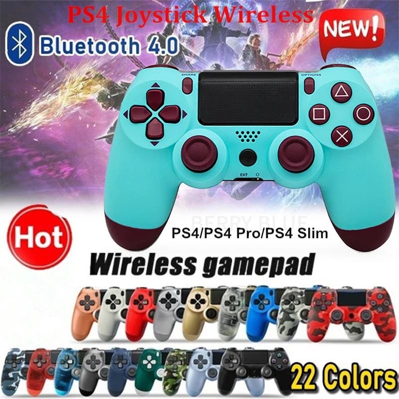 PS4 Joystick Playstation 4 Wireless Controller Dual Shock 4 Gamepad For PS3 PC Laptop Mobile Phone iPad Call of Duty Joypad