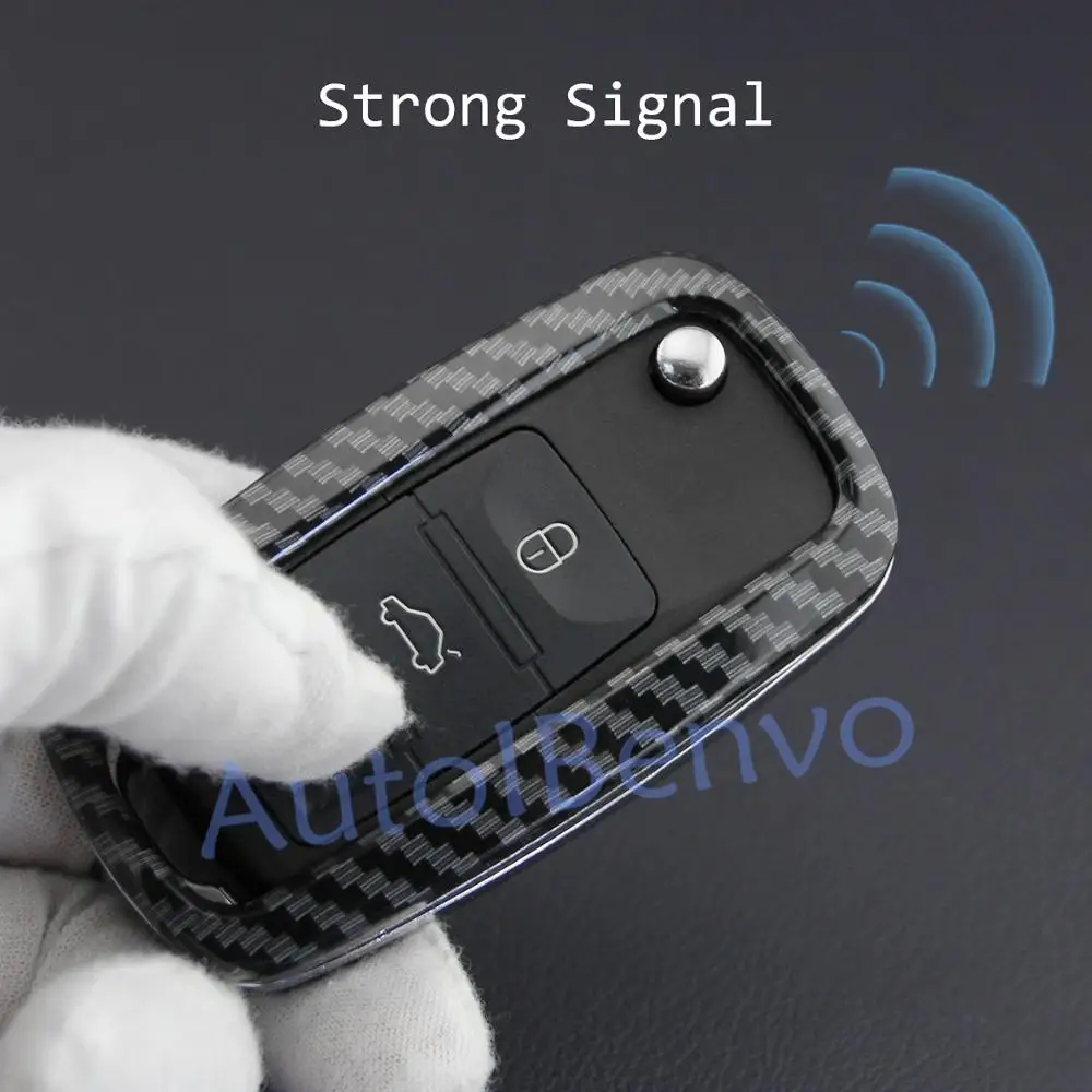 ABS углеродное волокно Автомобильный ключ защиты оболочки для Volkswagen MK6 Golf Passat Jetta Tiguan Eos Polo MK5 UP! Брелок чехол Аксессуары