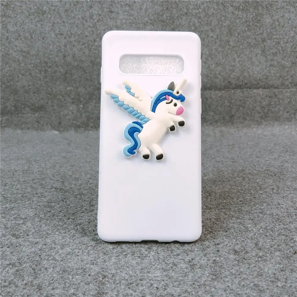 white 9 Мультяшный чехол конфетного цвета для samsung S10 S10E S10 PlUS M10 M20 M30 Мягкий силиконовый чехол из ТПУ - Цвет: white 9