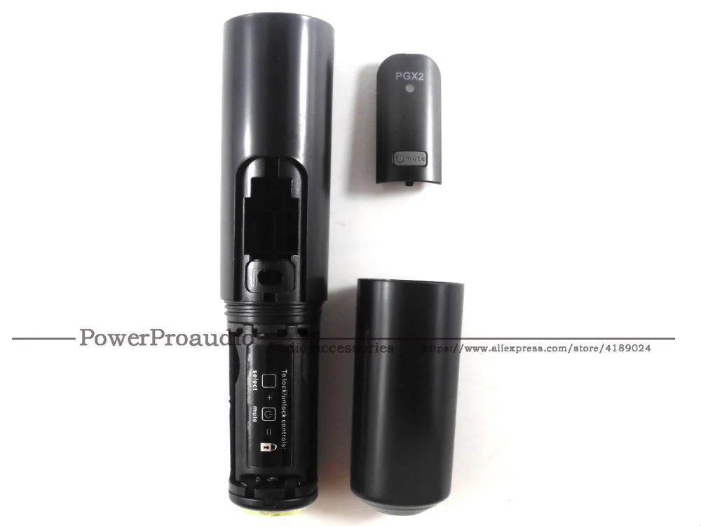 Corpo Portátil para Microfone Shure Slx2 Pgx2 Quadro Slx2 Pgx