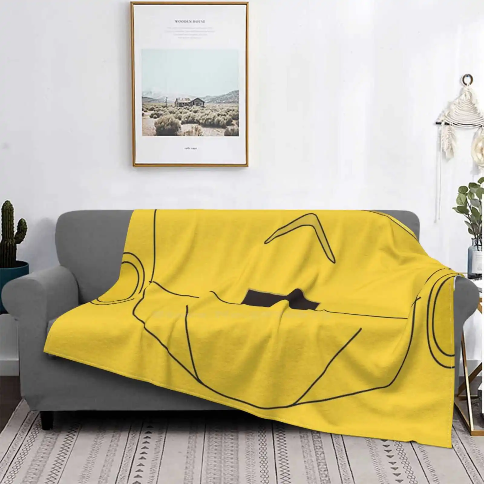 C3Pmask Ultima Coperta Super Morbida E Leggera E Sottile Sw C3Po 3Rd P Oro Giallo Arancione Semplice