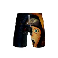 Одежда для плавания с 3D принтом Наруто, Шорты для плавания, пляжные шорты, шорты для плавания, Шорты для плавания, мужские спортивные шорты для бега