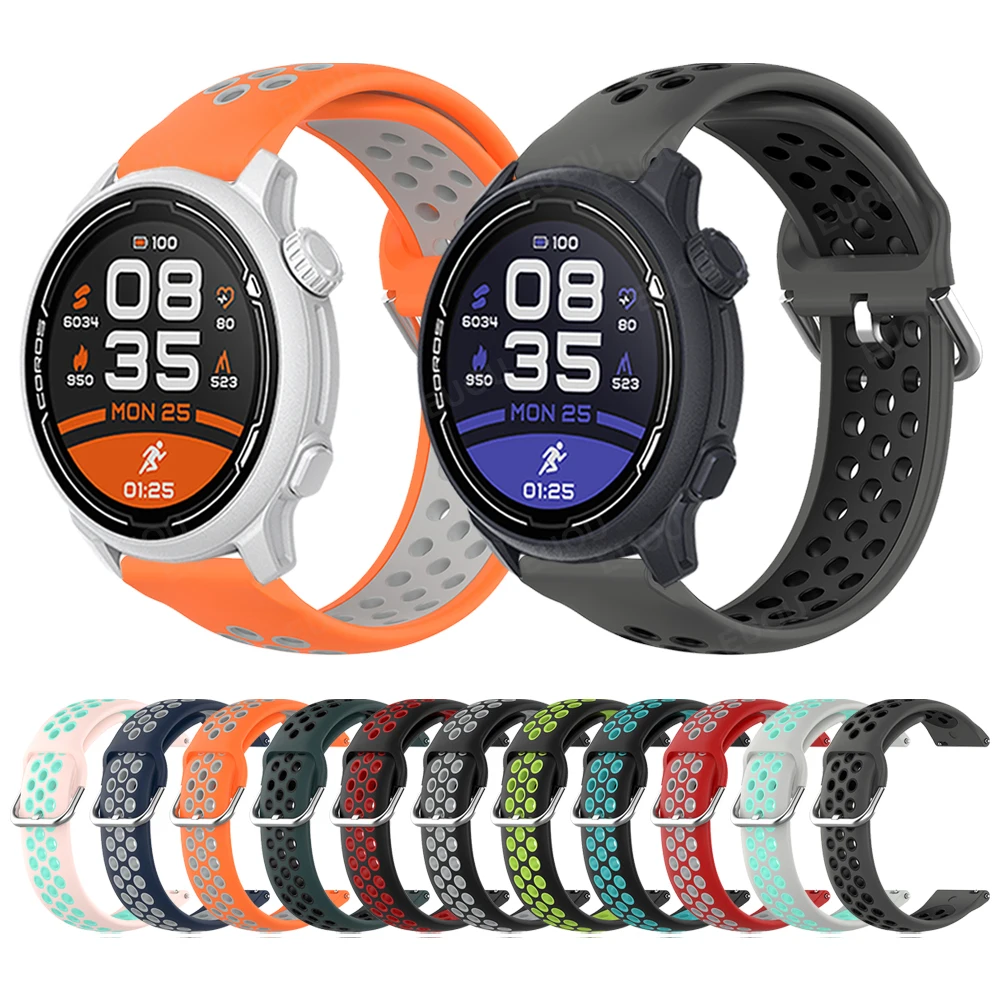 

EasyFit Sport Silicone Strap For COROS PACE 2 Watch Band Replace Watchband For COROS APEX Pro APEX 46mm 42mm Wristbelt Bracelet