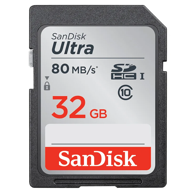 Подлинная карта памяти SanDisk 16 Гб 64 ГБ 32 ГБ C10 SDHC SDXC класс 10 карт SD для камеры - Емкость: 32GB Class 10