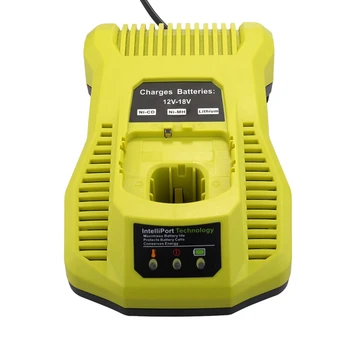 

12V-18V Battery Charger P117 P118 For Ryobi Nicd Nimh Lithium Battery P100 P101 P102 P103 P105 P107 P108 P200 1400670 Power Tool