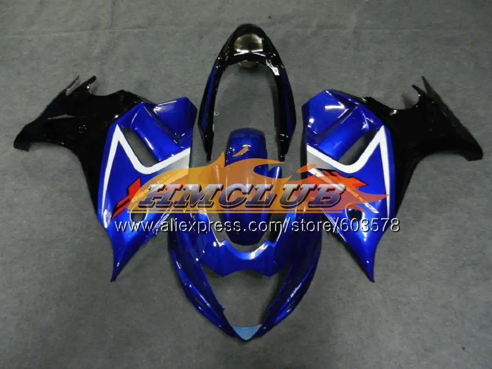 GSX650F для Suzuki Katana GSXF 650 08 09, 10, 11, 12, 13, 14, сине-белые 14CL. 80 GSXF650 2008 2009 2010 2011 2012 2013 обтекатель - Цвет: No. 7