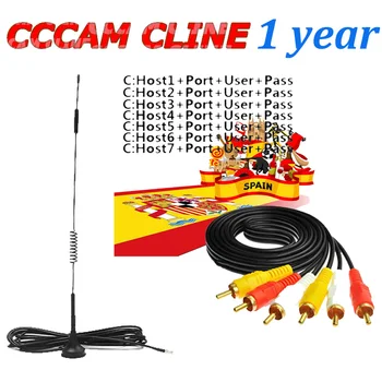

Stable 12months Cccam for Satellite tv Receiver 7line control panel FULL HD DVB-S2 for spain portugal Czech Slovakia 1year cccam