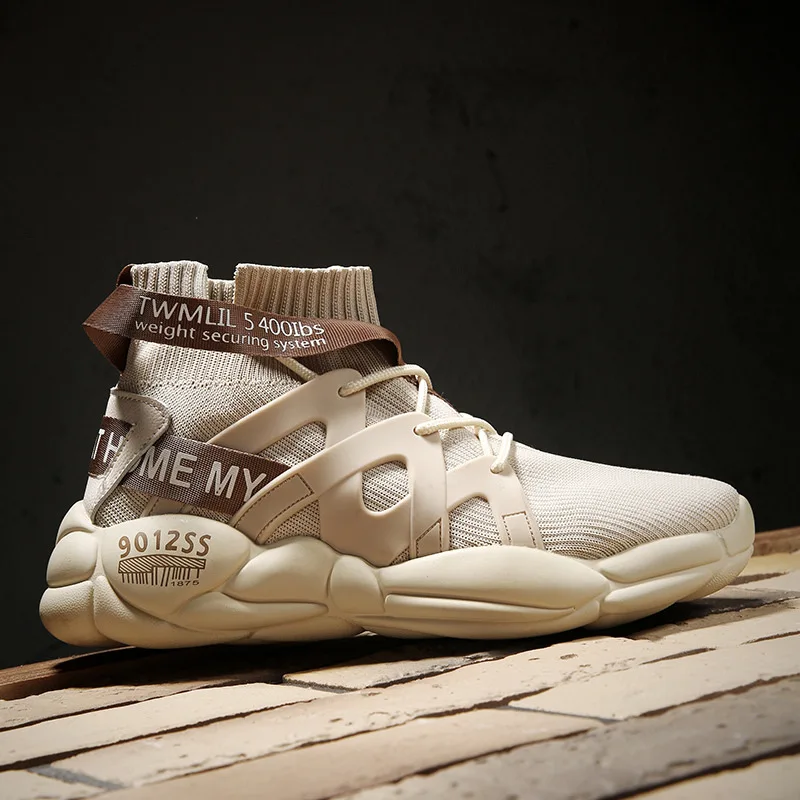 

Dad Shoes Men's Autumn Trendy Shoes Versatile Casual Sports Running Shoes Winter Online Celebrity Trend High-top Board Shoe Bask