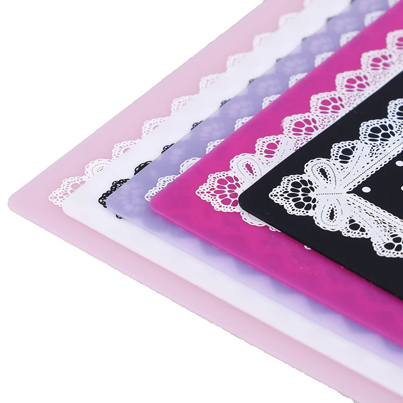 Lace Table Washable Mat Pad Foldable Nail Art Salon Practice Silicone Pillow Hand Holder Cushion Washable Manicure Tool